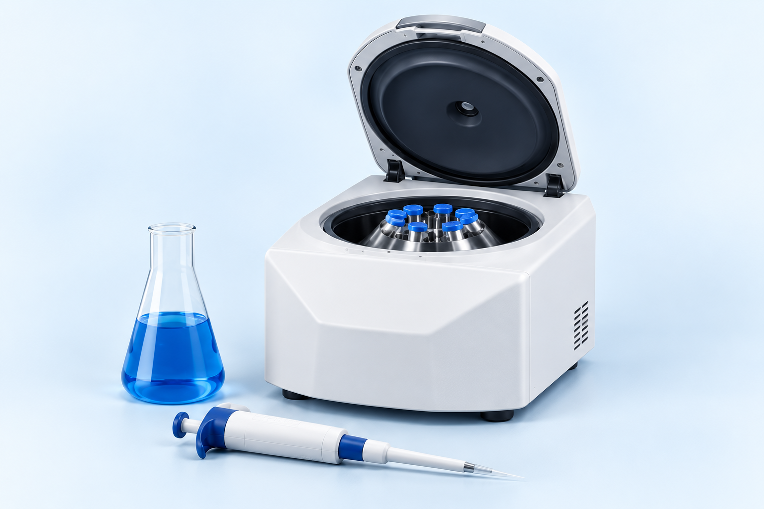 Illustrative laboratory equipment composition